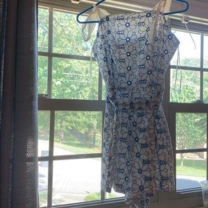 Blue and White romper from Francescas
